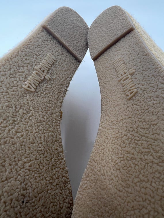 Minnetonka Suede Fringe Wedge Sandals – Boho Styl… - image 8