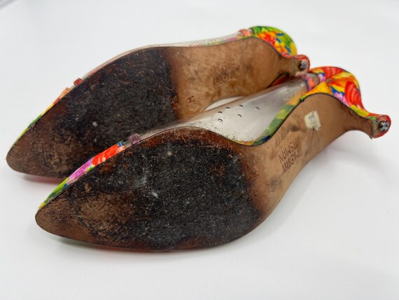 Vintage Timothy Hitsman Floral Print Clear Pumps … - image 11