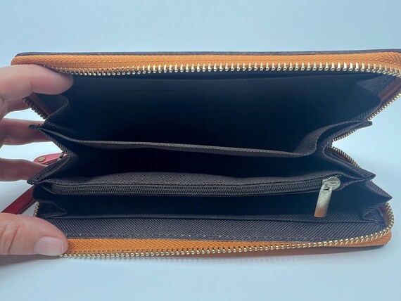 Hand-Tooled Leather Wallet: Hummingbird & Floral … - image 10