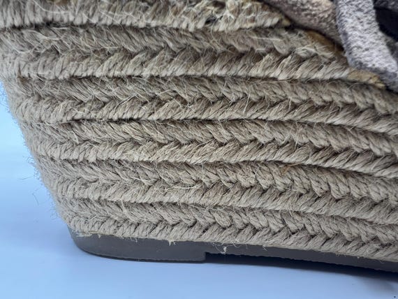 Minnetonka Suede Fringe Wedge Sandals – Boho Styl… - image 11