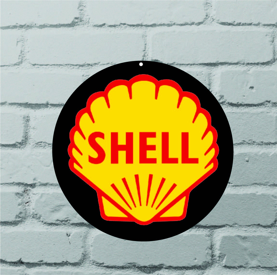 SHELL Oil Classic Aluminium Metal Sign Free Shipping - Etsy