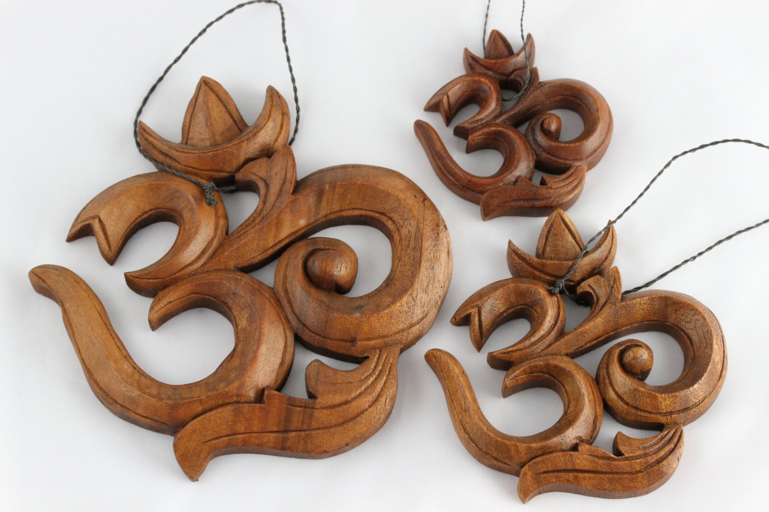 Om Wall Hanging Hand Carved wooden Om hanging Choose from Etsy