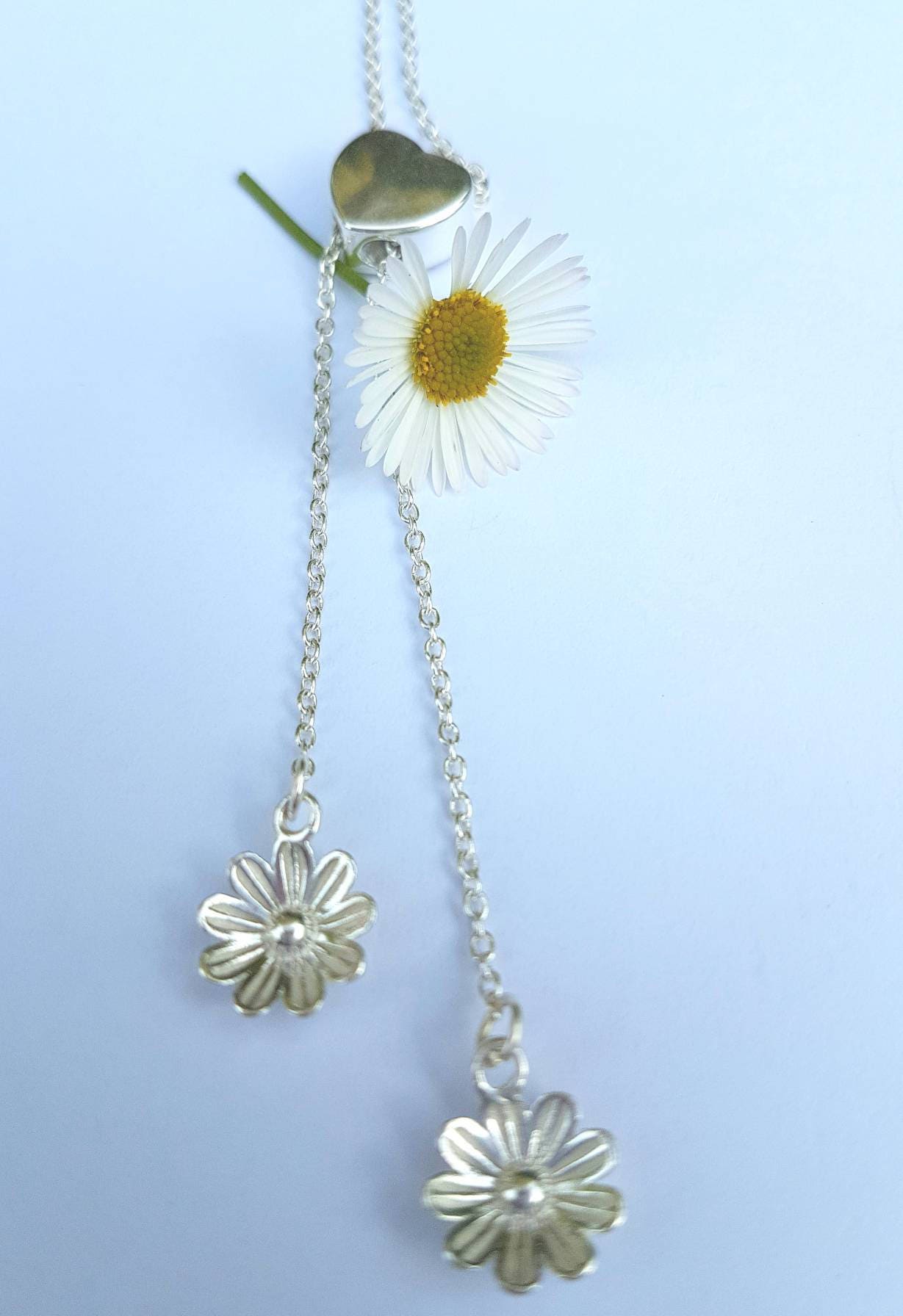 Sterling Silver slider necklace. Adjustable 925 silver chain Etsy