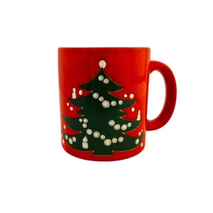 Vintage Waechtersbach Christmas Trees Coffee Mug West Germany - 8 Available - Price Per Mug