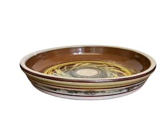 Vintage Pottery Pie Plate by Bruce Eichelsdoerfer Aberdeen Washington