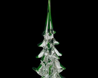 ヴィンテージクリスタルクリアガラスクリスマスツリー - Etsy 日本