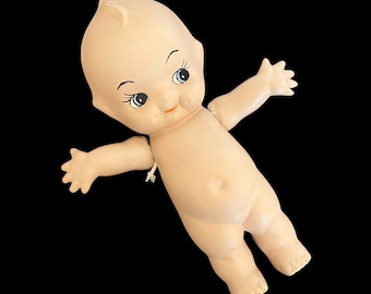 ヴィンテージ 大型 陶器 ビスク キューピー人形 12インチ 腕付き