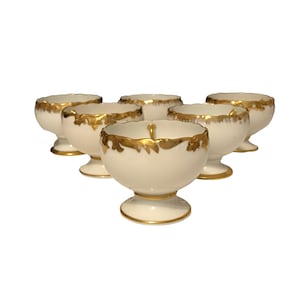 Imperial Austria Grapefruit / Orange Cups with Claws Thorns Antique Breakfast Table Princess Louise SET of 6