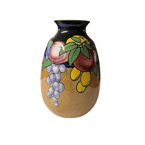 Villeroy & Boch Antique Fruit Vase Royal Bonn Germany 1920s