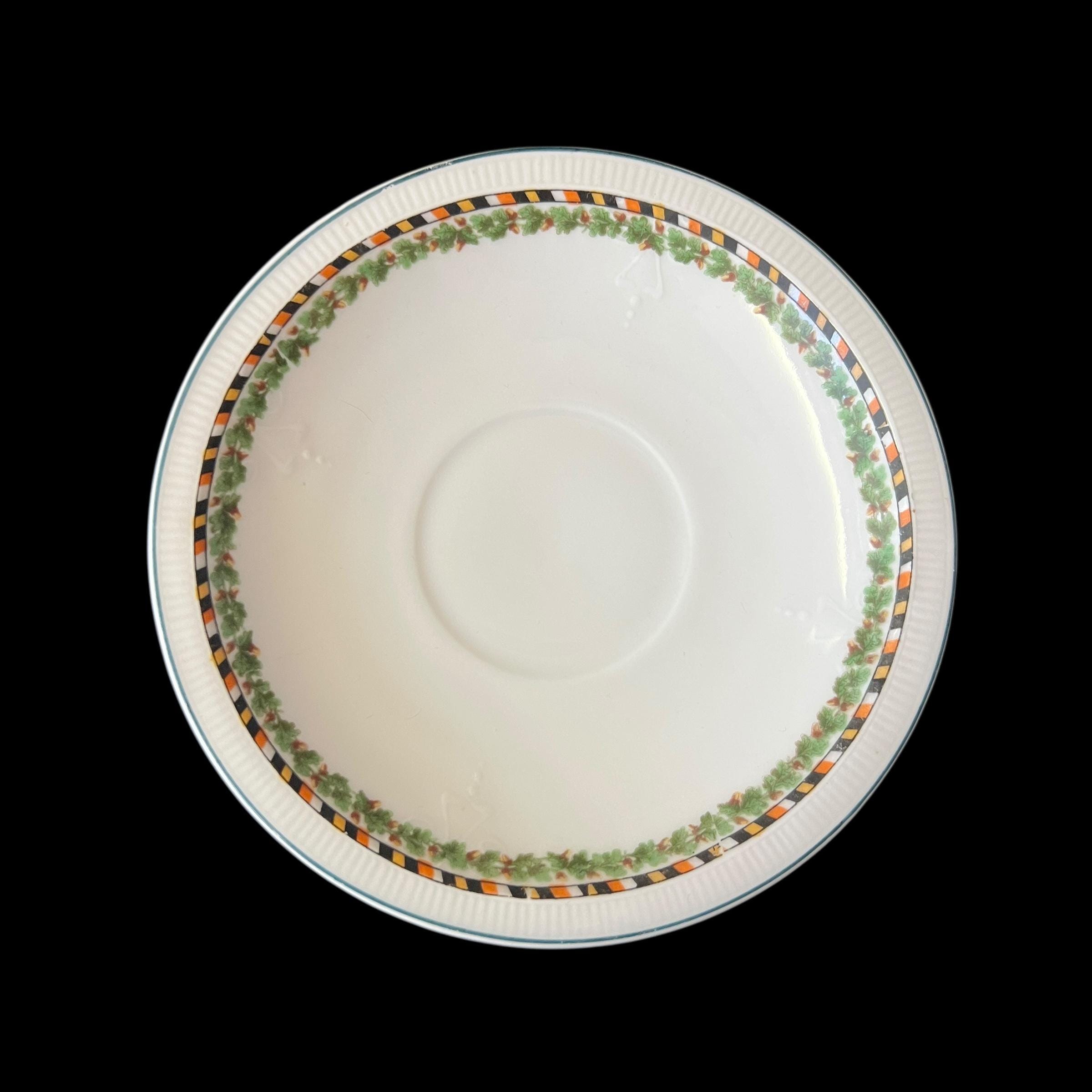 Iron Cross 1914 WWI Cup and Saucer Set Oak Wreath Kaffeetasse