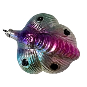 Vintage Iridescent Glass Moth Christmas Tree Ornament 7 AVAILABLE Price per Ornament