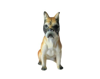 Boxer Figurine Bone China Dog Lover Gift