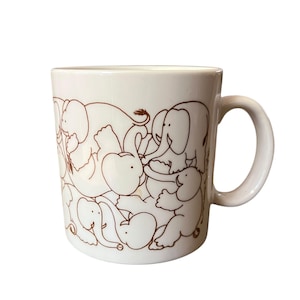 Naughty Elephants Coffee Mug By Taylor and Ng San Francisco