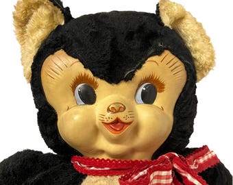 Rushton Chubby Tubby Teddy Bear Rubber Face Large 17” Plush