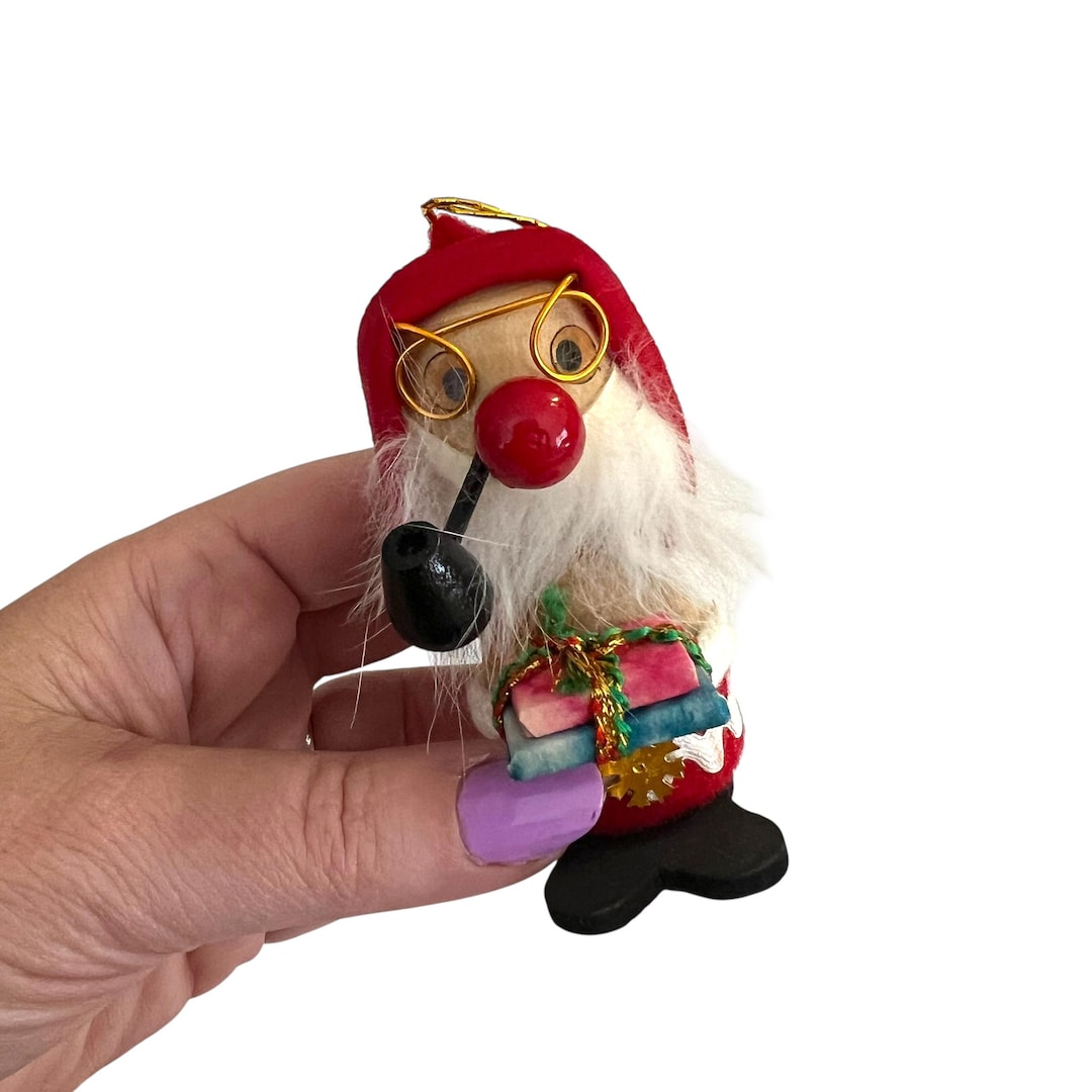 Kurt Adler Nodder Elf Gnome Holding Presents Christmas Decoration Japan ...