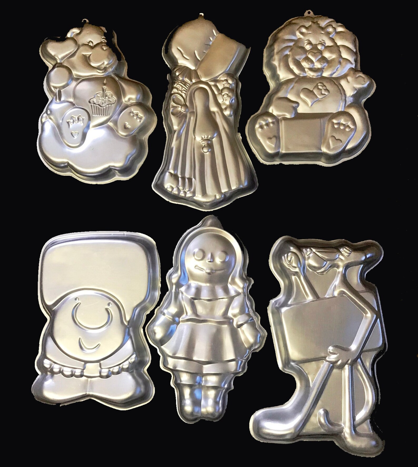 Wilton Character Cake Pans Vintage Baking Care Bear Hollie Etsy
