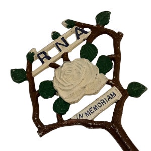 Royal Neighbors of America RNA Antique Memorial Grave Marker -- 4 Available Price Per Marker