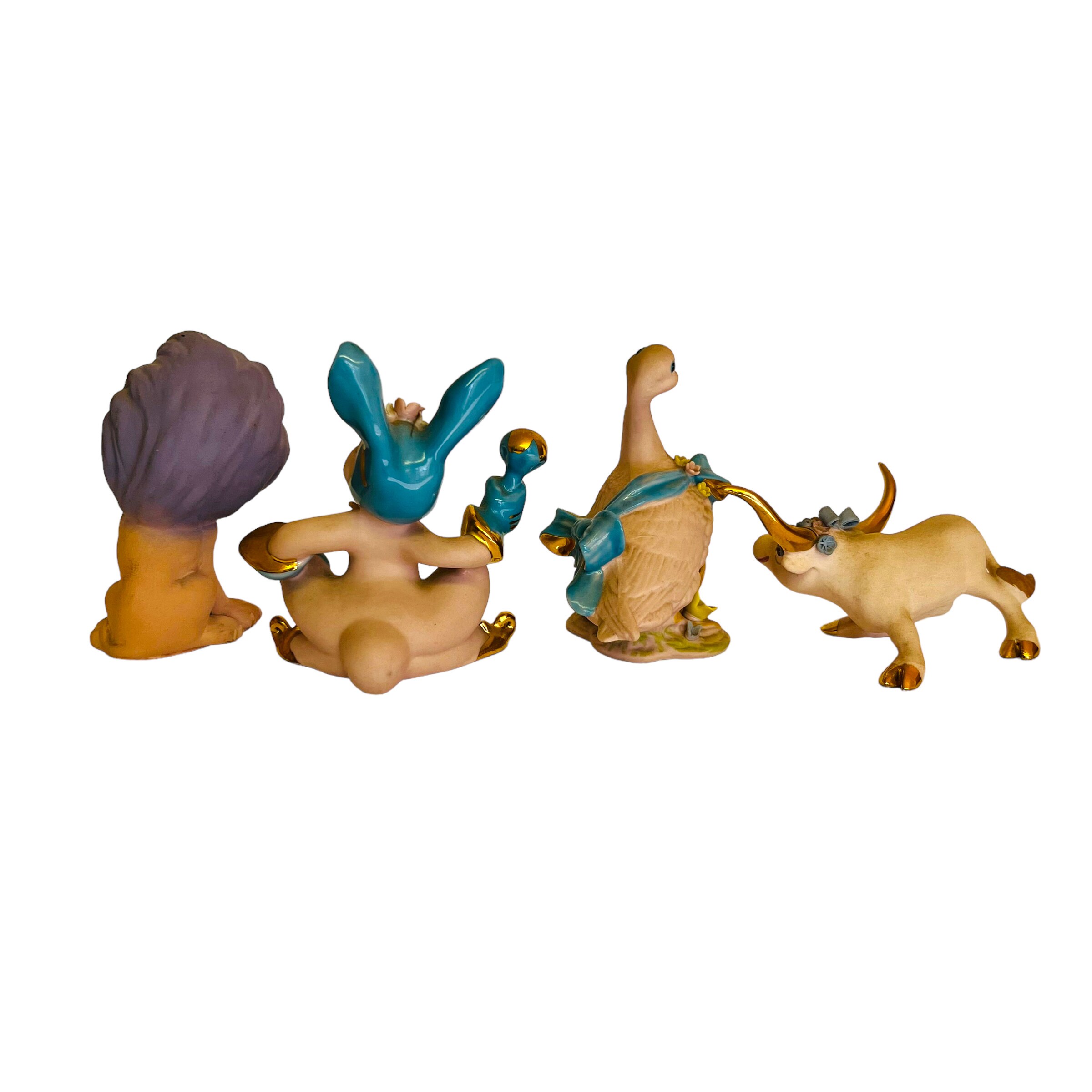 Choose From 4 Walker Hagen Renaker Bisque Animal Figurines Pink