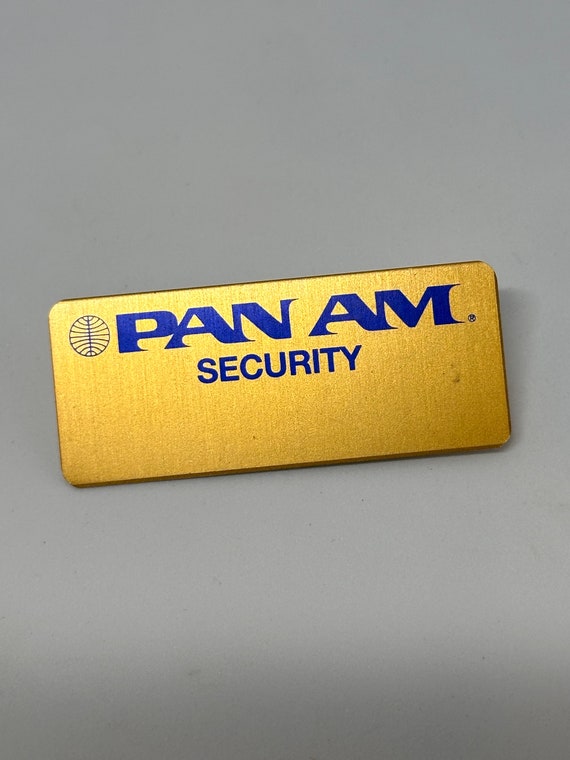 VINTAGE 60s/70s PAN AM Security Pin