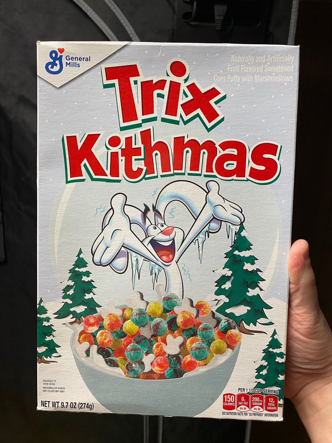 SEALED Limited Edition Trix Kithmas Cereal Etsy