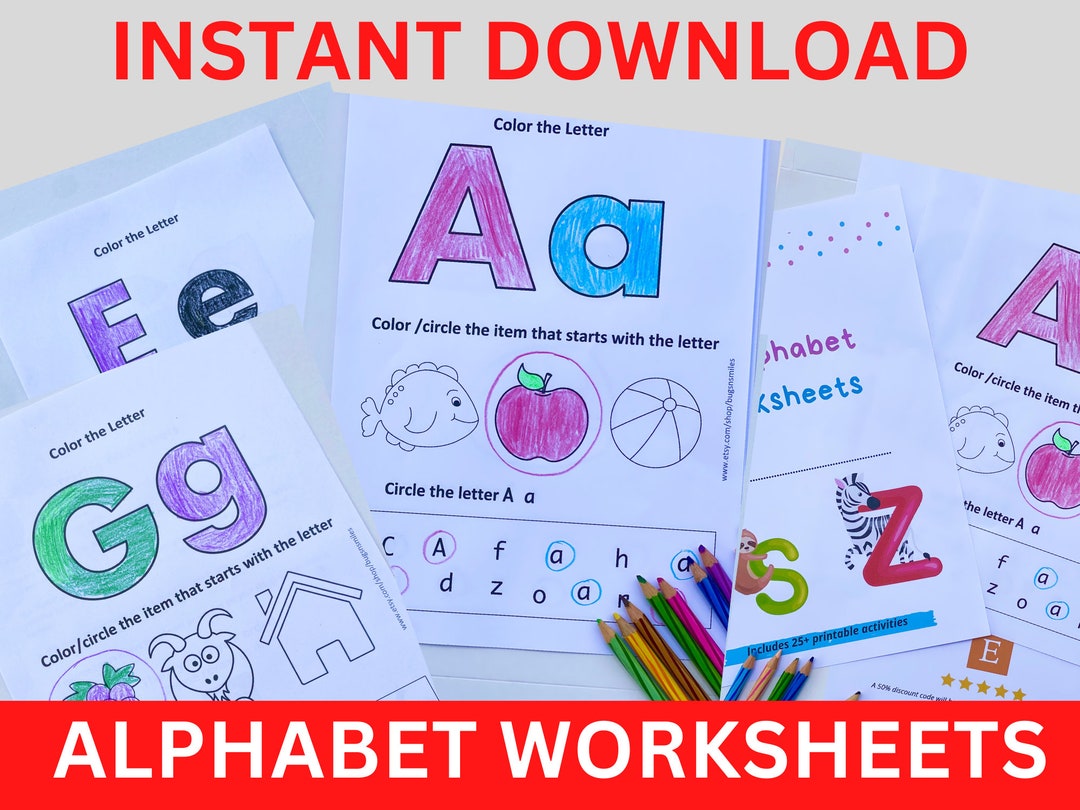 Alphabet Worksheets for Pre Schoolers Homeschool Alphabet Printable Pre ...