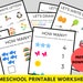PRINTABLE Kids Homeschool Worksheets-kindergarten Lessons-kids ...