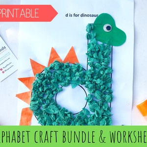 alphabet worksheets for preschoolers - alphabet crafts for kindergartener -alphabet craft printables - abc crafts for toddlers -teacher aid