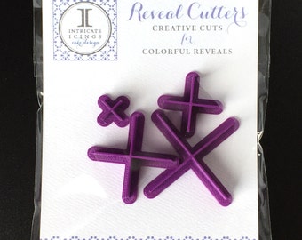 Reveal Cutters for Creative Cuts: Cross set of 4 sizes
