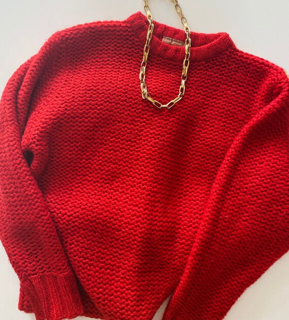 Vintage Chunky Knit Sweater Dress - Vintage Sweat… - image 5
