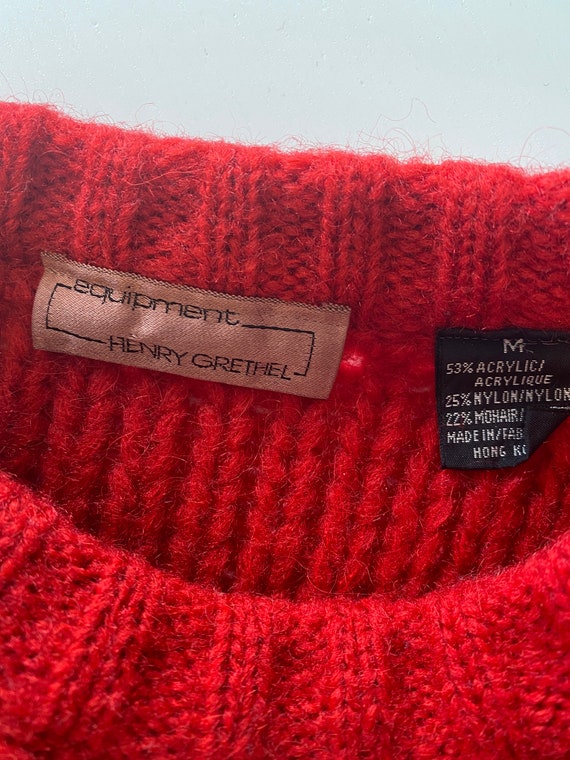 Vintage Chunky Knit Sweater Dress - Vintage Sweat… - image 6