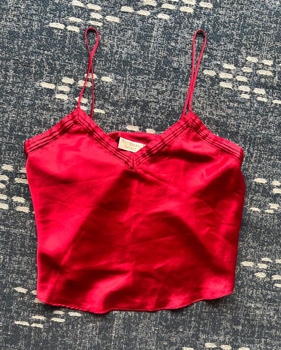 90s Red Camisole Top (S) - Vintage Victoria’s Sec… - image 5