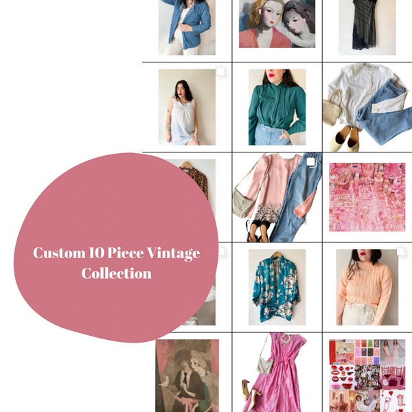 10 Piece Custom Collection - Style Bundle - Curated Vintage Box - 10 Piece Personalized Vintage Collection