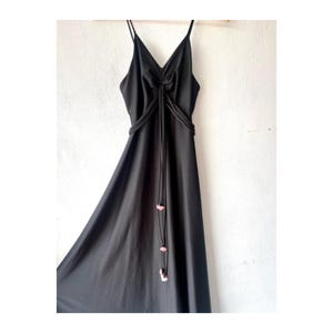 90s empire waist prom dress 90s Empire Waist Slip Dress Sleeveless Prom Dresses Bridesmaid Wedding Vintage Fashion Library