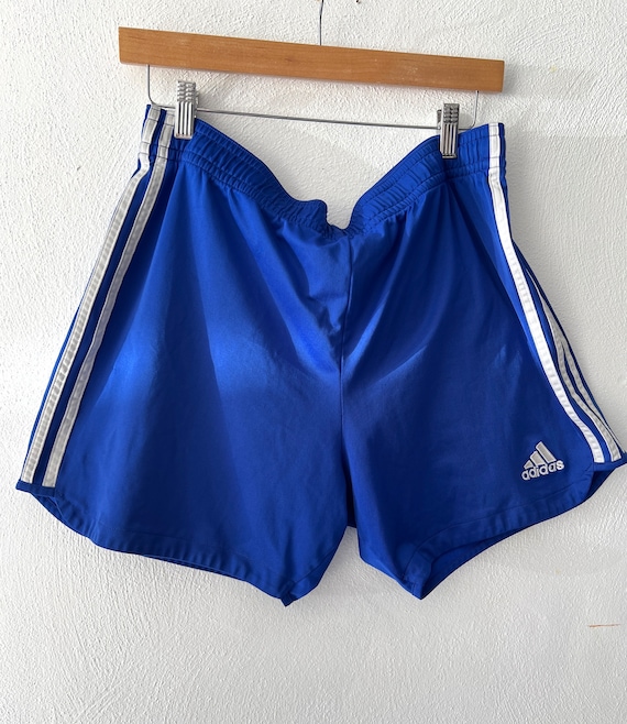 Vintage Blue Adidas Running Shorts (XL) - Y2K Blue