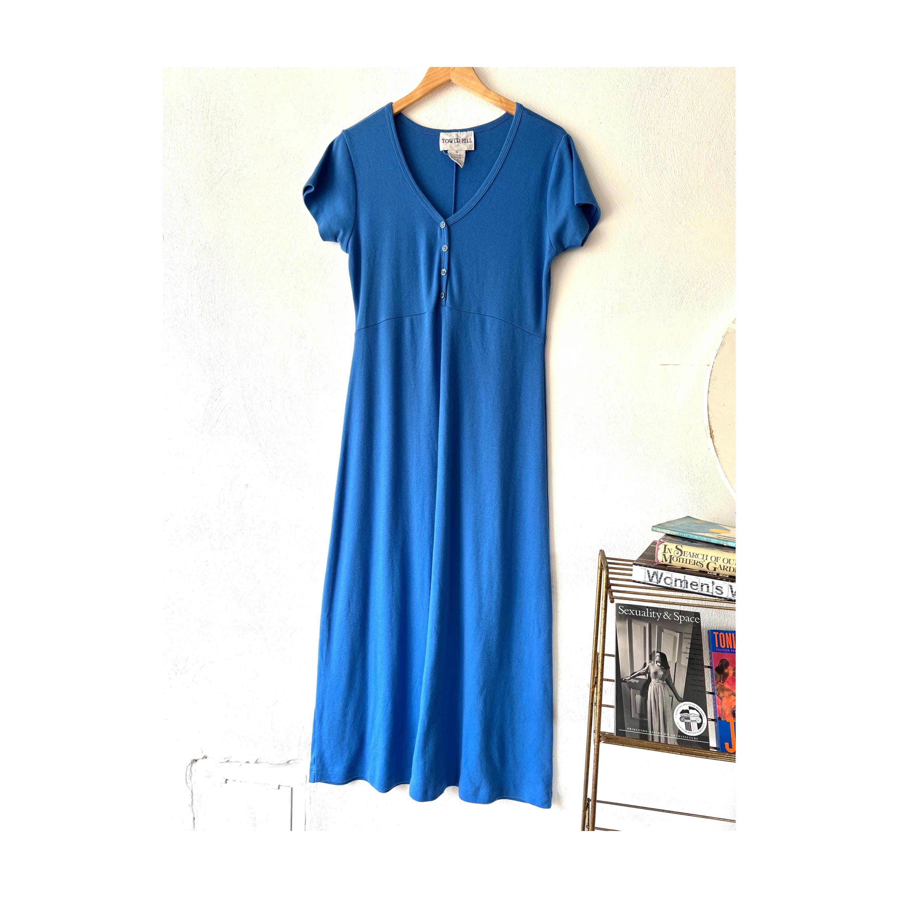 Cornflower blue maxi dress online