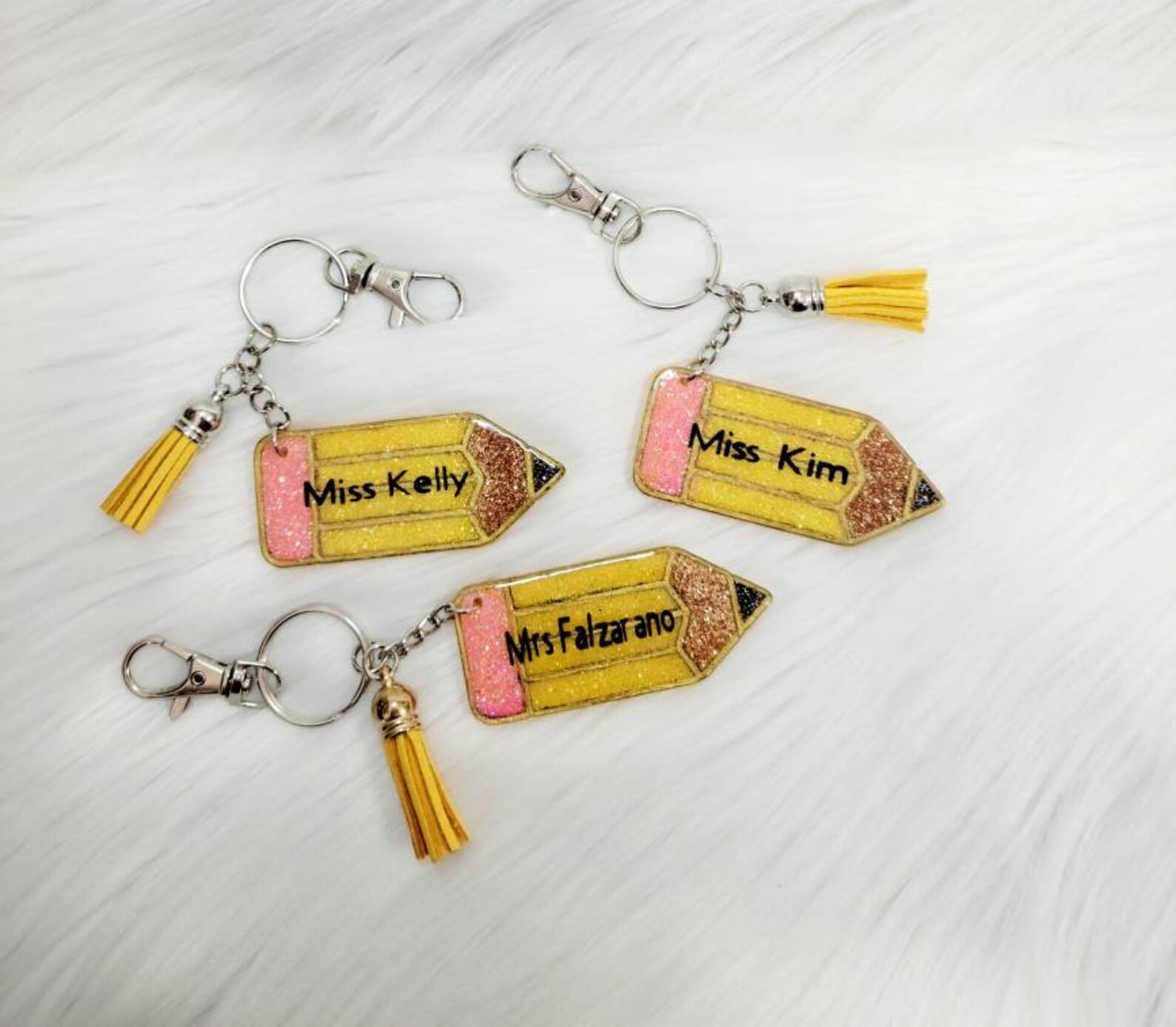 Teacher Keychain Teacher Keychain Personalized Teacher Etsy