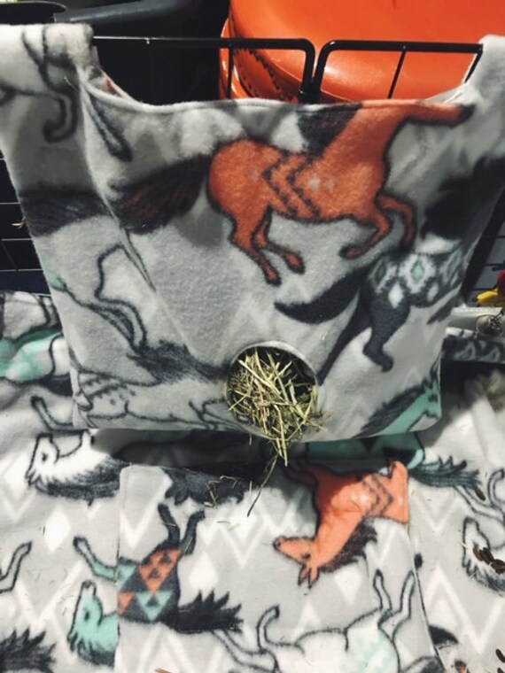 Guinea Pig Hay Bag Feeder Etsy