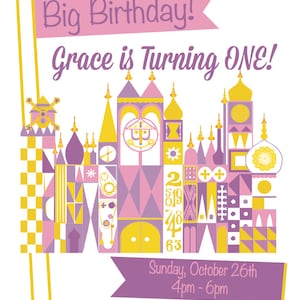 It&#39;s a Small World Birthday Invitation