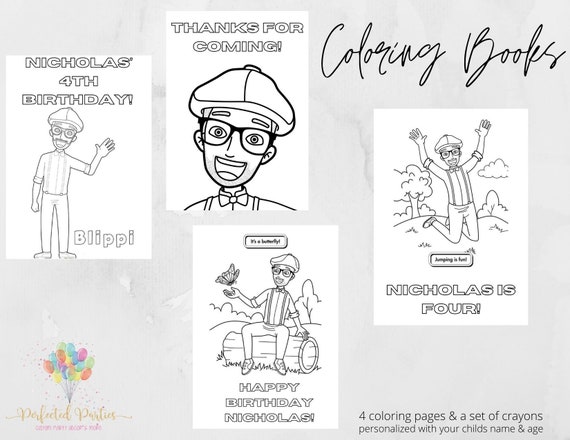 550  Colouring Pages Blippi  Best Free