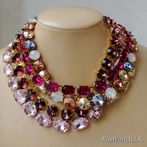 Wine Color Necklace Etsy Canada