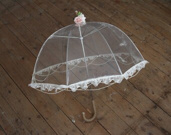 white wedding umbrellas uk