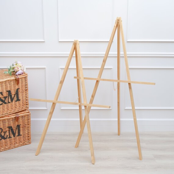 A1 Wedding Sign Easel Natural 