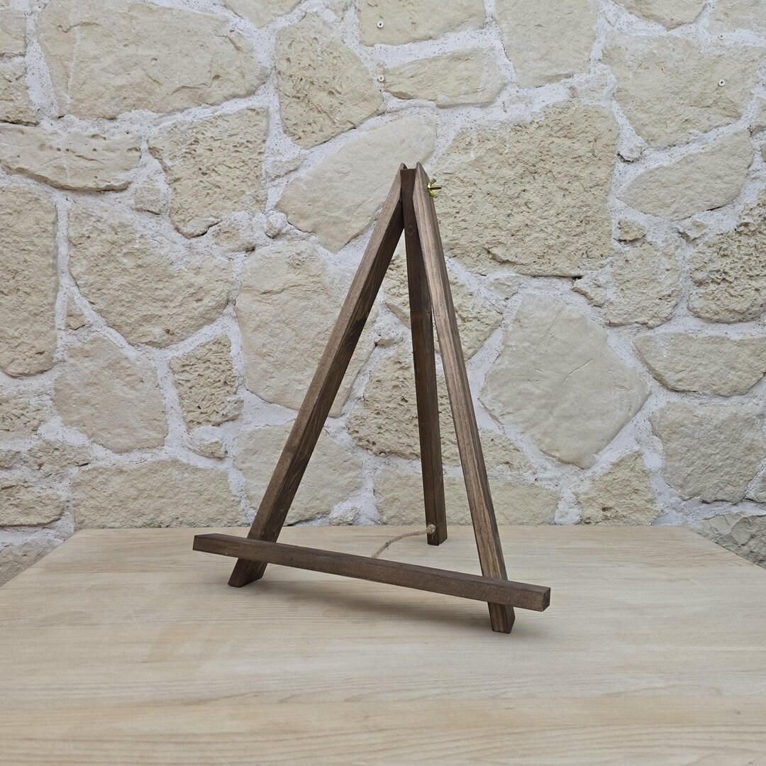 A2 Wooden Easel, Tabletop Display Easel Stand, Rustic Handmade Wedding ...