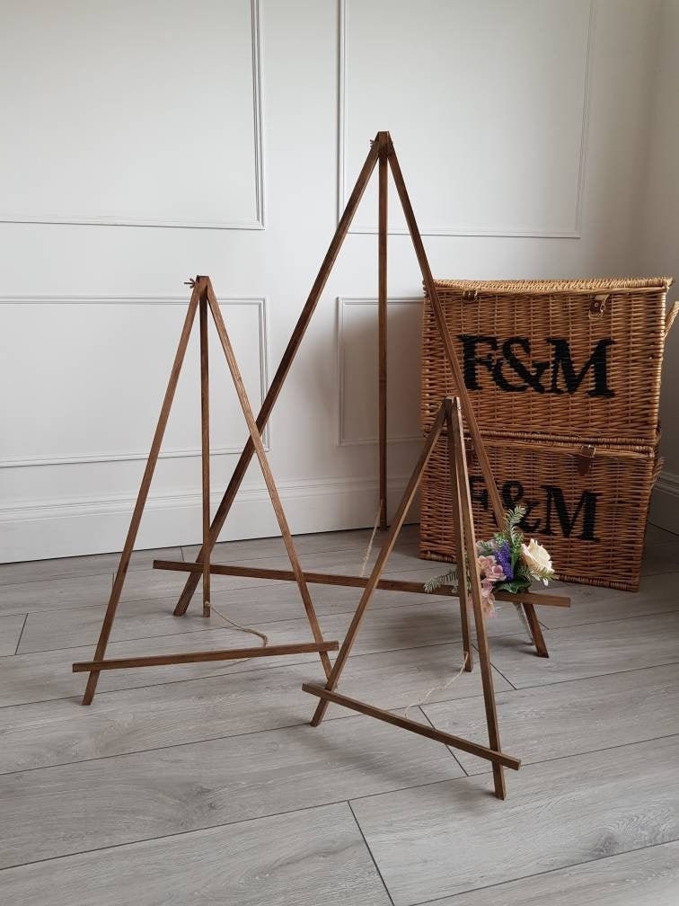 Rustic Wooden wedding easel A2, A1, A0