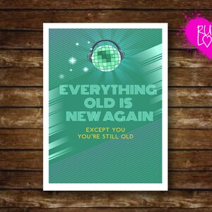 Funny Birthday Card, Age Birthday Card, Happy Birthday Card, Funny Birthday Card for friend, Birthday card for him, Birthday card for her