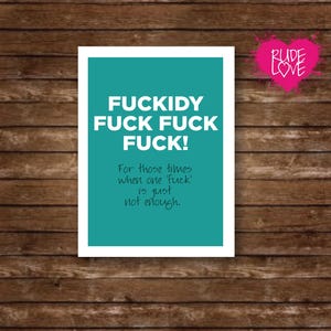 Carte Cancer drôle, carte Fuckidy, carte drôle, carte parfaite, cartes de voeux drôles, carte pour toutes les occasions, carte Fuck Cancer, carte meilleur ami