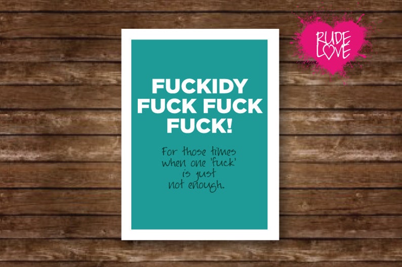 Funny Cancer Card, Fuckidy Card, Funny Card, Perfect Card, Funny Greeting Cards, Card for Every Occasion, Fuck Cancer Card, Best Friend Card image 1