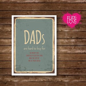Tarjeta de cumpleaños divertida para papá l Para él l Tarjeta del día del padre l Tarjeta del niño l Regalo para papá