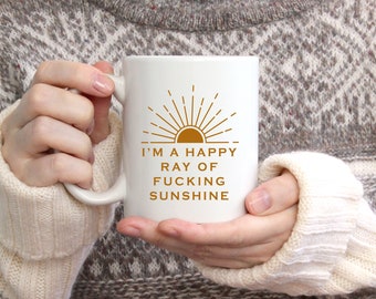 I Am A Ray Of Fucking Sunshine Svg, Sunshine Svg, Funny Gift Design Svg, Funny Shirt Design For Cricut And Silhouette Svg, Png