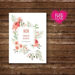 Funny Happy Birthday Mom Card l Mom Gift l Mother&#39;s Day Card l Funny Mother&#39;s Day l Gift for Mom Birthday Card l Handmade Funny Card l Momma